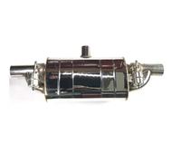 Car Exhaust Pipe Stainless Steel Variable Valve Muffler with Remote Control, T Shape One In Two Out, Universal Fit for Enhanced Performance