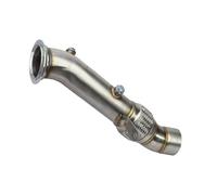 Car Exhaust Pipe Steel Downpipe 3.5inch Turbo Catless Exhaust Catless Down Pipe For BMW 2010-2015 For F06 F07 F10 F11 F12 F13 535i 640i 740Li F01 35iX N55