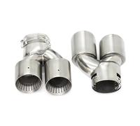 Car Exhaust Pipe Tail Throat Car Quad Exhaust Tip For BMW G42 For M240i 2020 2021 2022 2023 Clamp Replacement Dual Muffler Tailpipe Nozzle