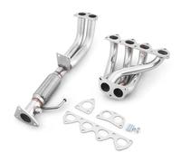 Car Exhaust Pipe Tail Throat Racing Stainless Steel Exhaust Manifold Header For Prelude Non-SH Models 1997-2001