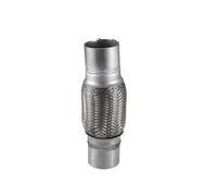 Car Exhaust Pipe Tailpipe 50mm/60mm/70mm/76mm Car Exhaust Flexible Pipe Tubing Universal Exhaust Joint Welding Extension Pipe Stainless Steel(50x55x205mm)