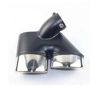 Car Exhaust Pipe Tailpipe Car Accessories Stainless Steel Exhaust Pipe Tail Throat Bilateral Four-out Muffler Suitable For For Benz For W211 For E260 For E240 Exhaust Tail Piece Tip(Right)