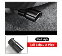 Car Exhaust Pipe Tailpipe For Toyota For Land For Cruiser 250 For Prado For Lc250 2024 2025 1958 First Edition For FJ250 Stainless Steel Tailpipe Exhaust Accessories Exhaust Tail Piece Tip(Black)