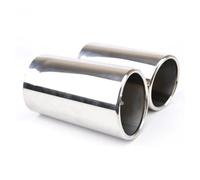 Car Exhaust Pipe Tailpipe Stainless Steel Exhaust Muffler Tip For VOLVO For XC60 2009-2013 2.0T Tail Pipe Tailpipe Finisher End Trim Mufflers Tip Cover Exhaust Tail Piece Tip