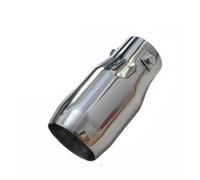 Car Exhaust Pipes Compatible With Toyota For RAV4 Car Exhaust Pipe Modification Parts Tailpipe Tips Decoration Exhaust Tip Muffler(Silver)