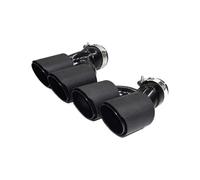 Car Exhaust Pipes For 5 Series 525i 530i 540i G30 G31 2018 2019 2020 2021 2022 2023 Square Exhaust Pipe Tip Upgrade Quad Muffler Exhaust Systems(Carbon Fiber B)