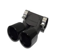 Car Exhaust Pipes For Boxster For Cayman 718 987 2008-2016 For GTS Exhaust Tip Car Exhaust Pipe Mufflers Nozzles Car End Pipes (Color : 987 981 Black)