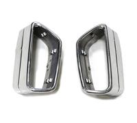 Car Exhaust Pipes For G30 G31 528 530 525 2018 2019 2020 2021 1 Pair Stainless Steel Car Rear Exhaust Cover Muffler Pipe Cover Tail Throat Frame(Silver)