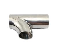 Car Exhaust Pipes Universal 304 Stainless Steel R Type Three-Way Welded Pipe Exhaust Pipe Welded Muffler Connection Pipe Fitting Car Exhaust Muffler (Size : 51mm x 1.5)