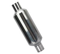 Car Exhaust Resonator - Enhanced Flow Design, Acoustic Noise Silencer, Custom Performance Upgrade, Vibration Control Muffler | Rust Resistant Finish, Component Replacement for Motorcycle Vehicle