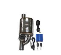 Car Exhaust System Electric Valve Control Pipe Kit Adjustable Angle Silencer Stainless Universal Car Exhaust Tail Pipe(Remote RIGHT 70MM)