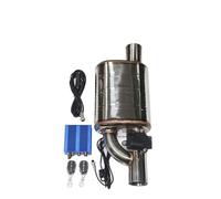 Car Exhaust System Electric Valve Control Pipe Kit Adjustable Angle Silencer Stainless Universal Car Exhaust Tail Pipe(Remote LEFT 70MM)