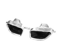 Car Exhaust System For BMW 3-Series G20 G21 320i 325i 330i M340i 2019-2020 1 Pair Car Accessories Muffler Tip Exhaust Tail Pipe(Silver)
