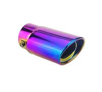 Car Exhaust Tail 1Pcs For Toyota For Prado 120 150 2003-2020 2021 2022 Stainless Steel Exhaust Pipe Muffler Tailpipe Tip Car Rear Tail Throat Exhaust Pipe(Style-H-1Pcs)