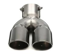 Car Exhaust Tail 76mm 3inch Universal Car Exhaust Muffler Tip Round Stainless Steel Tail Rear Chrome Pipe Exhaust Pipe
