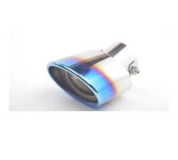Car Exhaust Tail Car Round Muffler Tip Stainless Steel Chrome Trim Modified Exhause Pipe Rear Wheel Exhaust Pipe Exhaust Pipe(BendB)