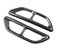 Car Exhaust Tail End Pipe For Accord 10th 2018 2019 C208 Car Rear Tail Throat Carbon Fiber Modified Exhaust Muffler Tip Pipes Cover