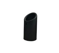 Car Exhaust Tail For A3 A1 For A4 B8 For Q5 75mm Carbon Car Rear Exhaust Tail Pipe Muffler Throat 3 Colors(1pcs Matte Black)