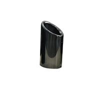 Car Exhaust Tail For A3 A1 For A4 B8 For Q5 75mm Carbon Car Rear Exhaust Tail Pipe Muffler Throat 3 Colors(1pcs Black)