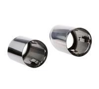 Car Exhaust Tail For A4 For A3 For A5 2 Pieces Stainless Steel Car Exhaust Muffler Tip Pipes Covers