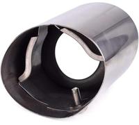 Car Exhaust Tail For Accord 2008 2009 2010 2011 2012 2013 Stainless Steel Tailpipe Exhaust Muffler Tail Pipe Tip Chrome
