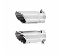 Car Exhaust Tail For Benz For C180 1pcs Car Exhaust Muffler Tip Stainless Steel Pipe Chrome Modified Rear Tail Throat Liner Accessories Exhausts Tailpipe