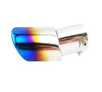 Car Exhaust Tail For Fit For JAZZ 2011 2012 2013 2014 2015 2016 2017 2018 2019 Stainless Steel Car Muffler End Pipe Exhaust Tips Exhaust Pipe(Blue)