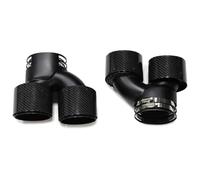 Car Exhaust Tail For M340i G20 G21 G22 G23 M440i G42 M240i Muffler Tailpipe System Car Exhaust Pipe Carbon Fiber Four Tip(Carbon Fiber F)