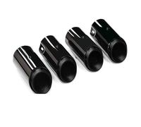 Car Exhaust Tail For Macan S 3.0T 2014-2020 4 Pcs Car Exhaust Tailpipe Muffler System Nozzle Exhausts Tailpipe(Triple Black)