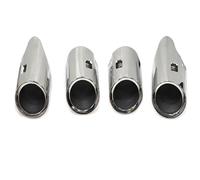 Car Exhaust Tail For Macan S 3.0T 2014-2020 4 Pcs Car Exhaust Tailpipe Muffler System Nozzle Exhausts Tailpipe(Silver)
