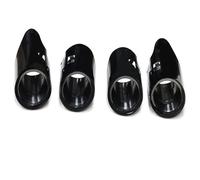 Car Exhaust Tail For Macan S 3.0T 2014-2020 4 Pcs Car Exhaust Tailpipe Muffler System Nozzle Exhausts Tailpipe(1 Black)