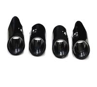 Car Exhaust Tail For Macan S 3.0T 2014-2020 4 Pcs Car Exhaust Tailpipe Muffler System Nozzle Exhausts Tailpipe(Black)