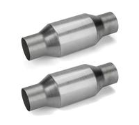 Car Exhaust Tail For Volvo For XC60 2018-2025 3inch Universal Inlet Outlet Weld-On Catalytic Converter 11" Length Stainless Steel Exhaust Pipe(2 pcs)