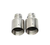 Car Exhaust Tail For VW For GTI For MK7 For Golf7 1 Pcs Matte Stainless Steel Car Exhaust Tip System Pipe Universal Nozzle 60MM 63mm Muffler(ID54MM OD89MM)