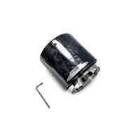 Car Exhaust Tail Pipe 1 PCS 3K Carbon Exhaust Muffler Tips For MINI For Cooper For S R55 R56 R57 R58 R59 R60 R61 F54 F56 F57 F60 Car tailpipe(85-105MM Forged)