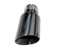 Car Exhaust Tail Pipe 1pcs Automobile Parts Exhaust Pipe Silencer Tail Throat Stainless Steel Too Black Suitable For Bmw F20 F10 E38 E46(54mm-101mm)