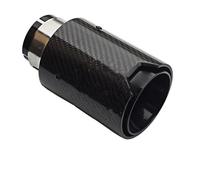 Car Exhaust Tail Pipe 1PCS Car Muffler Pipe With Carbon Look Tail Throat Modification For BMW For M2 F30 F31 F22 F23 F32 For M3 F33 F36 F10 F12 For M4