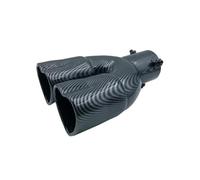 Car Exhaust Tail Pipe Car Heart-shaped Double Row Single Row Color Tail Throat Thickened Stainless Steel Love Bake Blue Exhaust Pipe