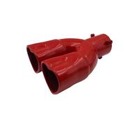 Car Exhaust Tail Pipe Car Heart-shaped Double Row Single Row Color Tail Throat Thickened Stainless Steel Love Bake Blue Exhaust Pipe