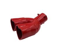 Car Exhaust Tail Pipe Car Heart-shaped Double Row Single Row Color Tail Throat Thickened Stainless Steel Love Bake Blue Exhaust Pipe