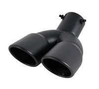 Car Exhaust Tail Pipe Car Stainless Steel Black Exhaust Tips Muffler Tail Pipe(Black-4)
