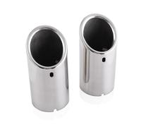 Car Exhaust Tail Pipe Car Styling For VW For Jetta For MK6 1.4T For Golf 6 For Golf 7 For MK7 1.4T Stainless Steel Exhaust Muffler Tip Pipe Auto Accessories Exhaust Pipe Tailpipe(Silver)