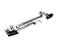 Car Exhaust Tail Pipe Dual Exhaust Pipe For BMW For F10 F11 520i 523i 525i 528i 530i Up To Square 535i Look Exhaust Tip Muffler Tip Tailpipe Nozzle Car End Pipes(Black)