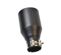 Car Exhaust Tail Pipe Exhaust Tip, 2.5-3 Inch Inlet Adjustable,Fit .5''/2.75''/3'' Outer Diameter Tailpipe, Outlet 7'' Long Muffler(IN51-OUT89MM)