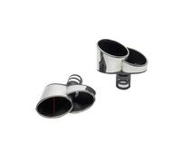 Car Exhaust Tail Pipe For Benz W212 W222 E63 E200 E260 Exhaust Pipe Exhaust Stainless Steel Nozzle Exhaust Tip(Style A)