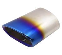 Car Exhaust Tail Pipe For BMW 3 Series 318 E90 E91 320d 318d 318i E92 E93 X3 F25 20i 28i E83 2.0i Car Nozzle Tailpipe Silver Exhaust Muffler Tip(Blue)