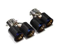 Car Exhaust Tail Pipe For BMW For G22 For G23 For G26 M440i 2019+ Quad Car Exhaust Pipe Carbon Fiber Tip Muffler Tailpipe Exhaust Tips(Carbon Fiber B)