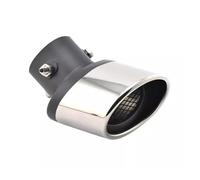 Car Exhaust Tail Pipe For Corolla For RAV4 2019-2024 Car Exhaust Pipe Tip Rear Tail Muffler Stainless Adjustable Diameter Nozzle(Curved)