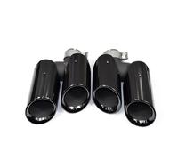 Car Exhaust Tail Pipe For Macan 2014-2018 2.0T 2pcs/lot Car Exhaust Tip Quad Muffler System Nozzle Tailpipe Exhaust Tips(Black)