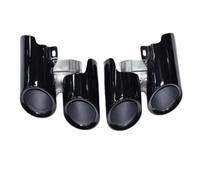 Car Exhaust Tail Pipe For Panamera 2014-2016 Tailpipe Exhaust Retrofit Quad Sports Muffler Tip Nozzle Head Exhaust Tips(Army green)